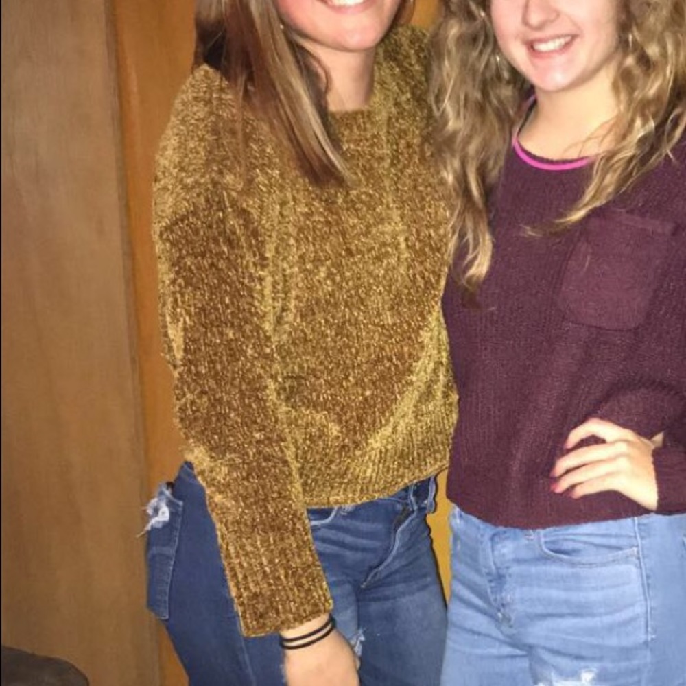 Gold sweater